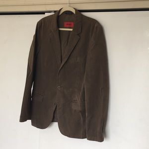 Hugo Hugo Boss casual sports jacket cotton brown